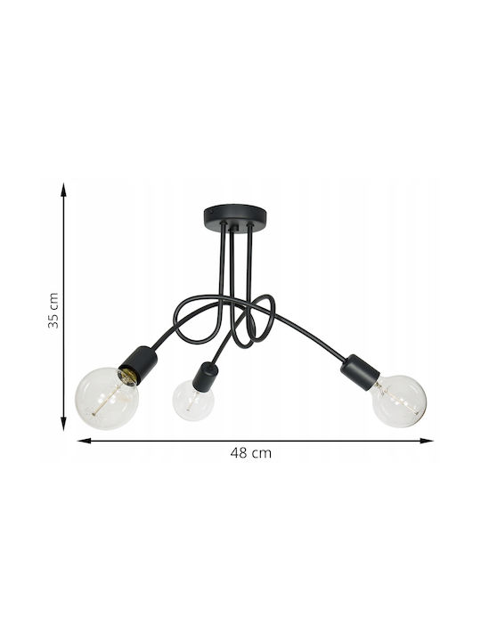 Light Home Hängelampe Gray für 12 Lampen E27