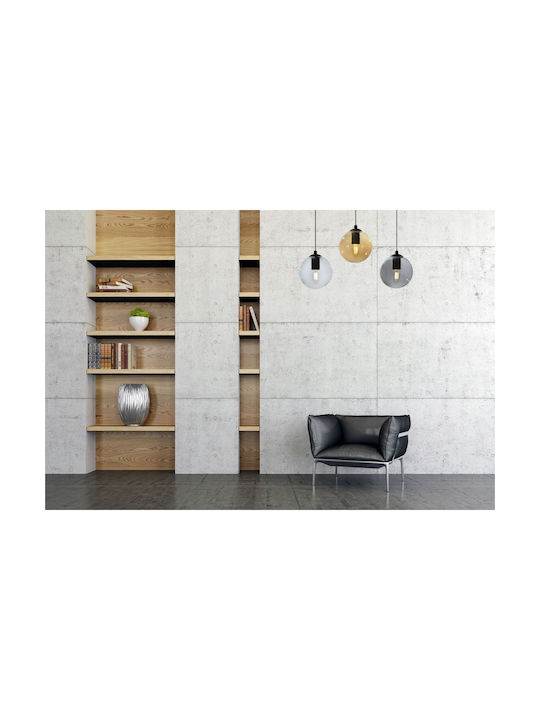 Light Home Κρεμαστό Φωτιστικό Μαύρο Μπάλα