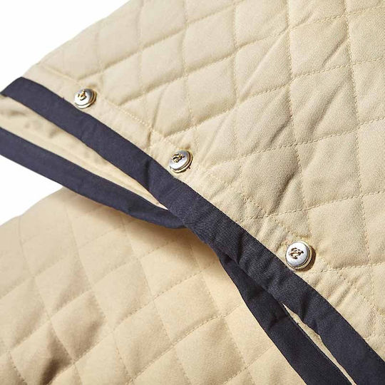 Bed&Bath Diamond Yatching Σετ Cammel 52x78cm