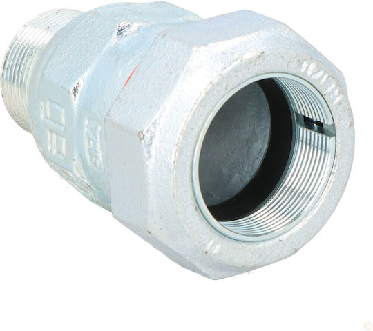 Gebo Special A Gz 5/4"×44,5 Verzinkte Mehrschichtrohr Clamp Verbindung Schwarz