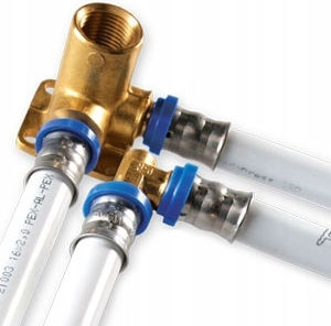 Pex Tee 20x16x16 Crimp Radopress Țeavă Life