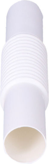 Corrugated Connector Electrical Installation Pipes Ø18 White Pack 100 Pcs Onnline