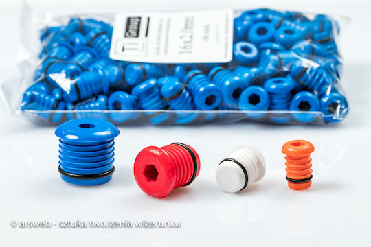 Leckteststopfen 16x2 Rotes Pack = 10 Stück Onnline