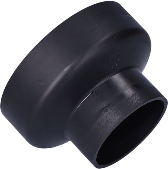 Reducere Constricție Pehd 125x75 Simetric Scurt Culoare Neagră Hdpe Canalizare