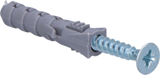 Fix Expansion Plug Ø 8 5.0x45 Mm Screw Polypropylene Pack 200 Pcs