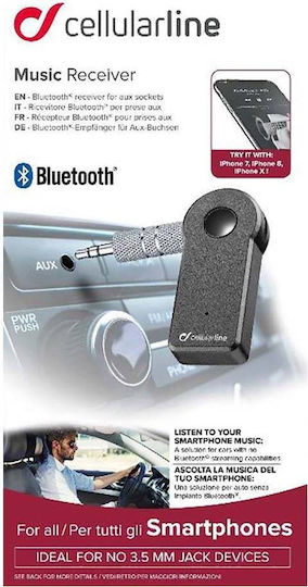 Cellular Line Sound System Bluetooth Car Kit (AUX / Audio Receiver / USB Charging port) 327285