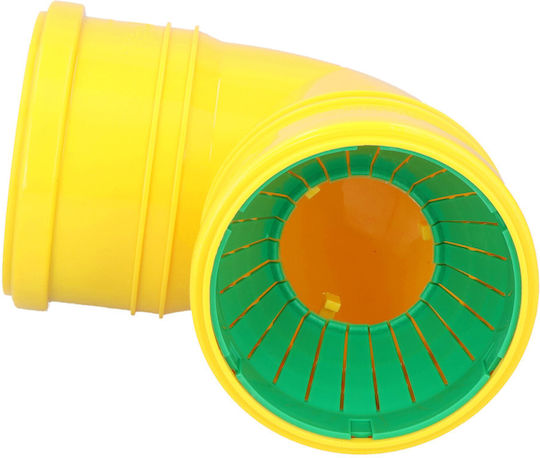 Pp 90° Drain Elbow Dn Od 72-100mm Double Socket Universal Yellow Pipe Elbow Fittings