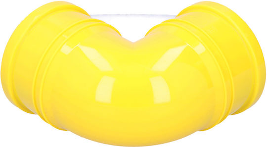 Pp 90° Drain Elbow Dn Od 72-100mm Double Socket Universal Yellow Pipe Elbow Fittings