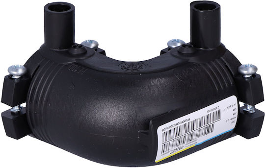 90° Elektrofusionsbogen D32 Pe100 Sdr11 Pn10 Gas/pn16 Wasser