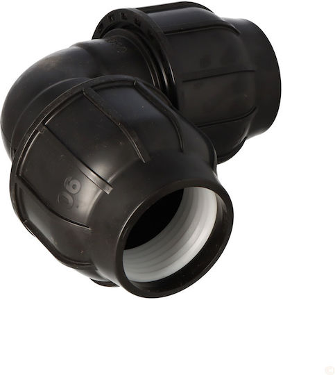 Pp 90° Clamp Elbow 90x90 Pn10 Pe Pipes Black Color