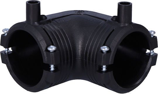 90° Електро-сварен Кут D50 Pe100 Sdr11 Pn10 Газ/Pn16 Вода