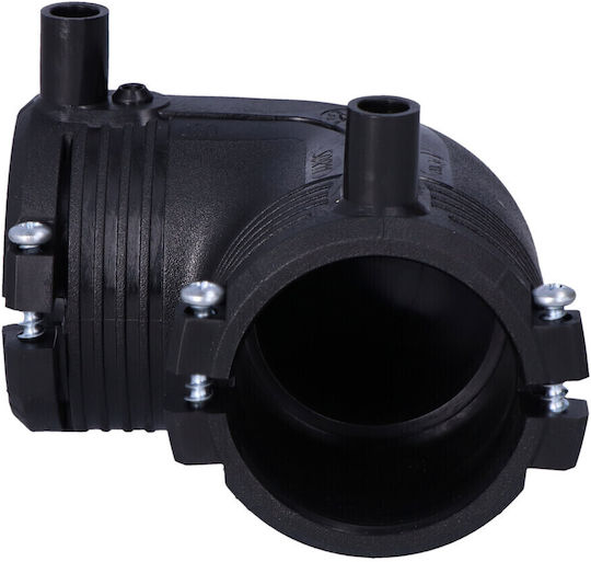 90° Електро-сварен Кут D50 Pe100 Sdr11 Pn10 Газ/Pn16 Вода