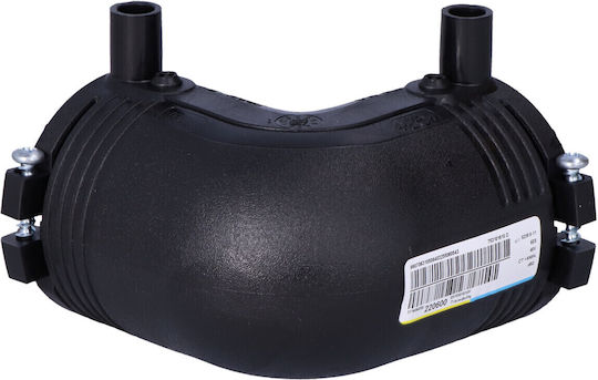 90° Електро-сварен Кут D50 Pe100 Sdr11 Pn10 Газ/Pn16 Вода