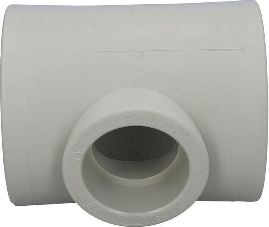Pp 110 75 110 Reducing Tee