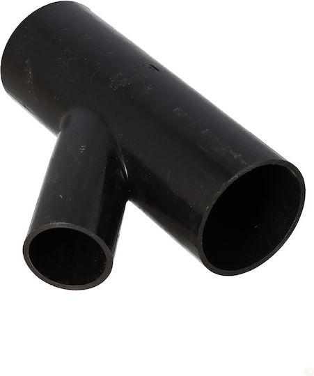 Pehd Tee 75x50/45 S12.5 Black Color Qs Quick Stream