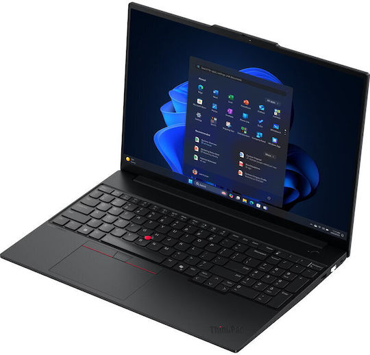 Lenovo ThinkPad E16 Gen 3 16" IPS FHD+ (Nucleu 5-210H/16GB/512GB SSD/W11 Pro) Negru (Tastatură Engleză Internațională)