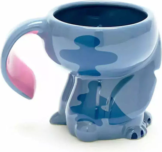 Becher Keramik Blau 380ml