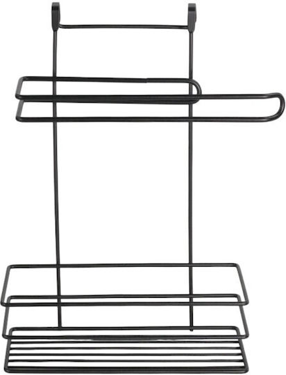 Viosarp Pendant Metal Shelf Black