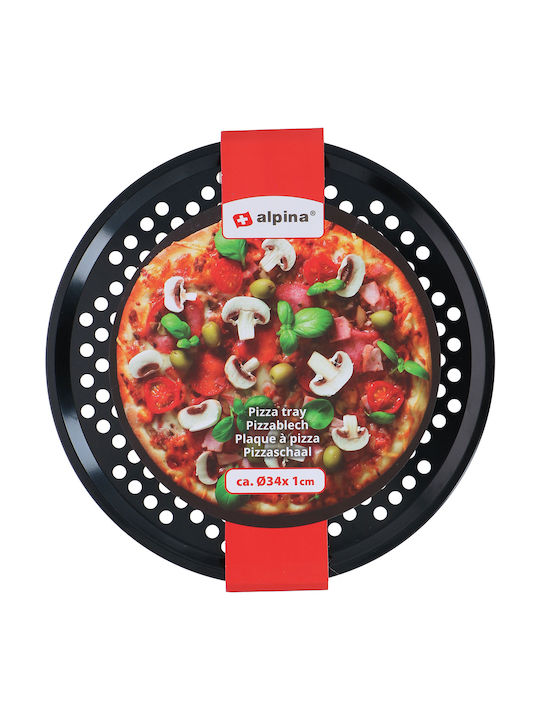 Alpina Appliances Perforated Aluminum Baking Pan with Non-Stick Coating 34cm
