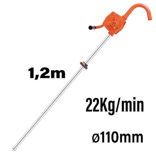 Nakayama Metallic Hand Oil Pump Orange