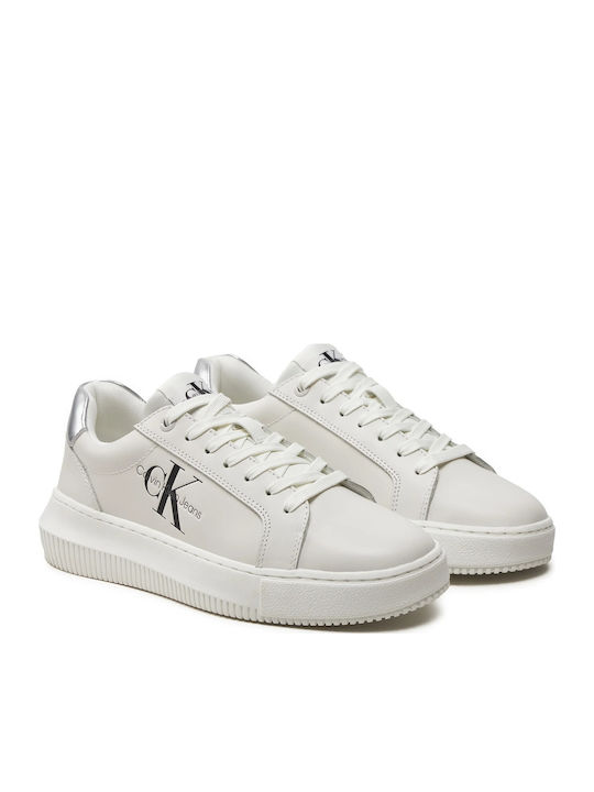 Chunky Sneakers Bright White / Silver