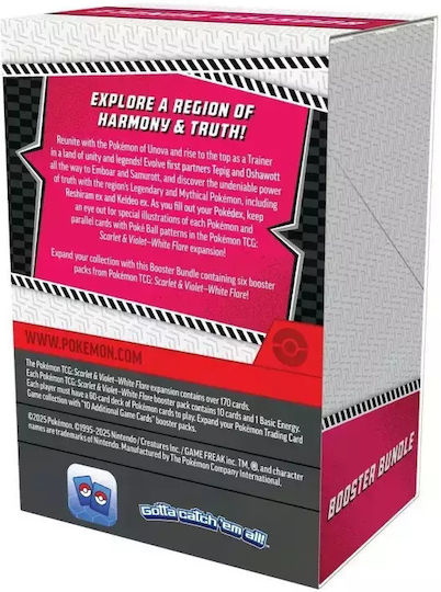 Pokemon Weiße Flare Bündel Scharlachrot & Violett Booster-Pack Verschiedene Designs