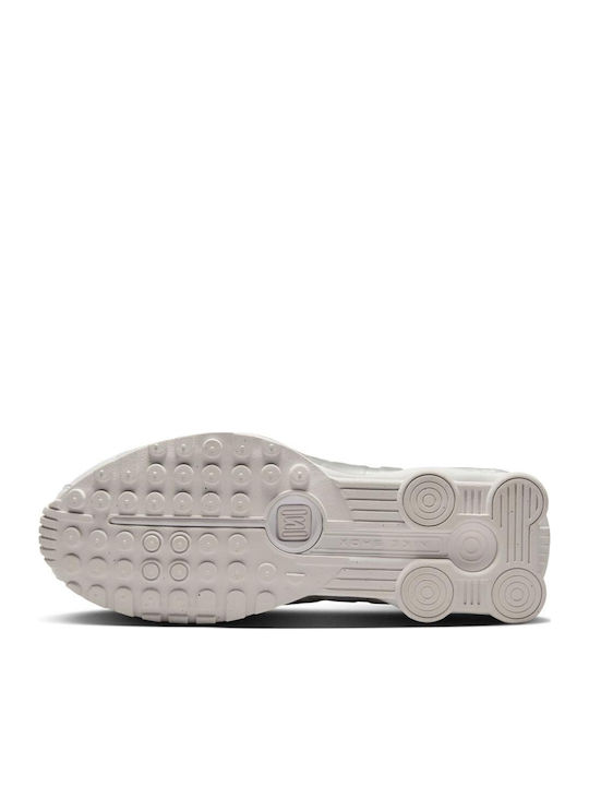Shox R4 Ανδρικά Sneakers White / Metallic Silver-white