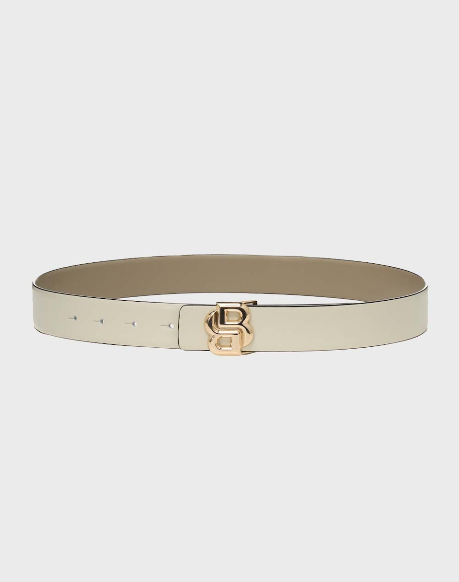 Hugo Boss B_icon Leather Women's Belt Beige 50536889-111