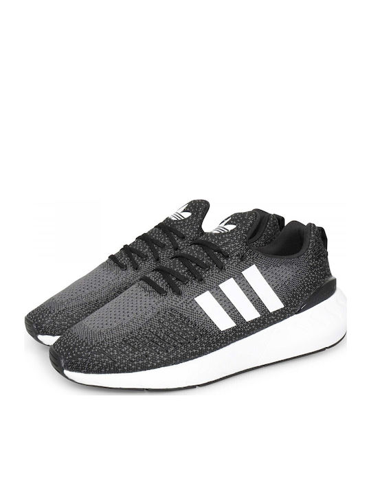 Swift Run 22 Adidași Pentru Bărbați Core Negru / Alb Cloud / Gri Five