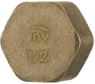Invena Female Cap Brass 3/4" ZM-13-020