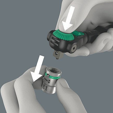Wera Ключове с Каре 3/8" Дължина 19.9см.