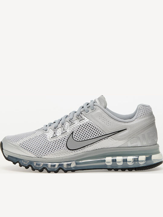 Air Max 2013 Herren Sneakers Metallic Silver / Black