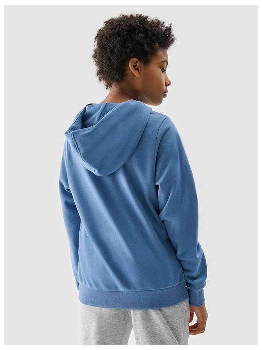 Kinder-Sweatshirt mit Kapuze Blau