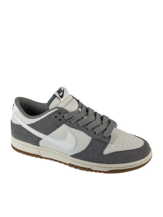 Dunk Low Retro Sneakers Grey Leather