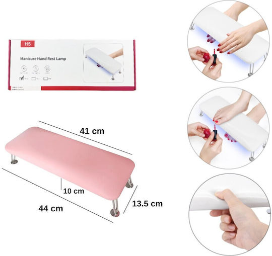 Polymerization Lamps H5 Nail Polish Curing Lamp UV / LED 72W Pink
