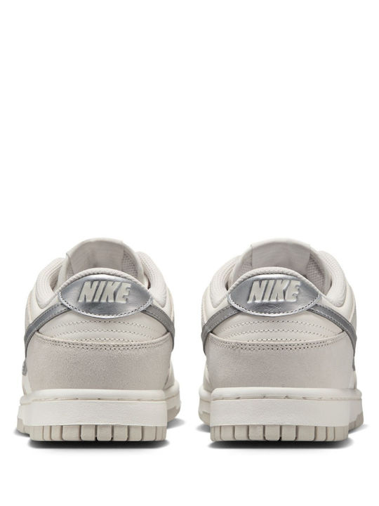 Dunk Low Sneakers Silver Swoosh