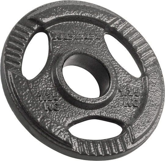 Rebel Scheibenset Olympischen Typs Metall 4 x 1.25kg Φ50mm mit Griffen
