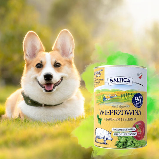 Baltica Wet Food Dogs Diet with Meat and Pork Grain-Free 400gr