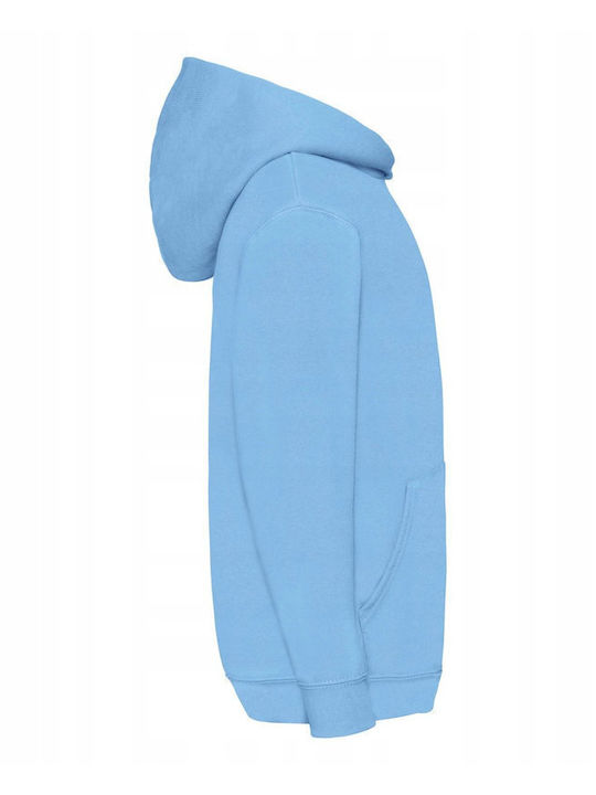 Kids Sweatshirt with Hood and Pockets Light Blue Kids Classic Hooded Sweat