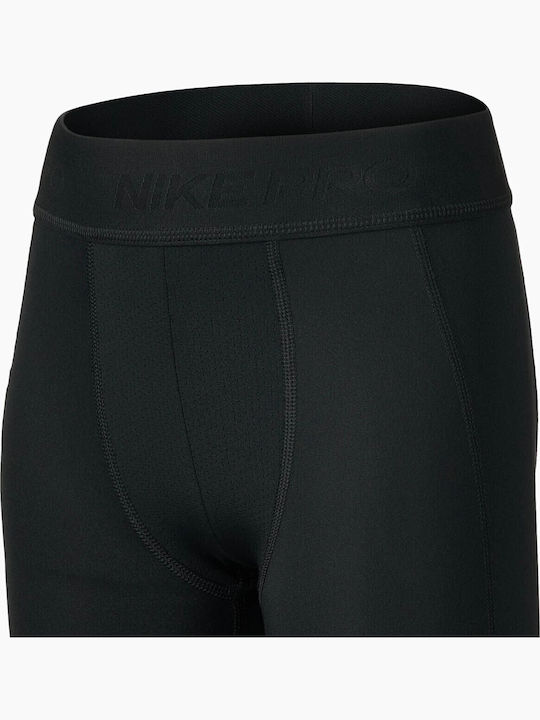 Παιδικό Κολάν Αθλητικό Κοντό Dri-Fit Μαύρο Pro