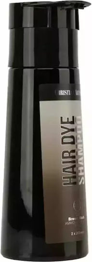 Christian Artesio Temporary Hair Dye No Ammonia Brown Black 400ml