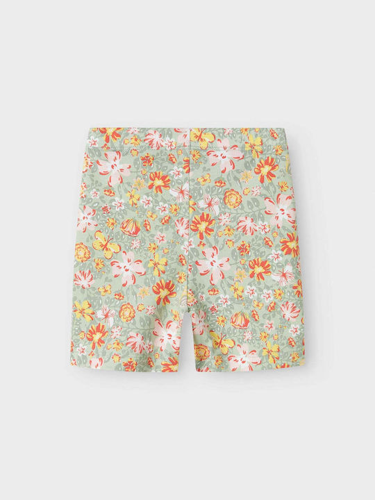 Kids Legging Cycling Short Aqua Gray