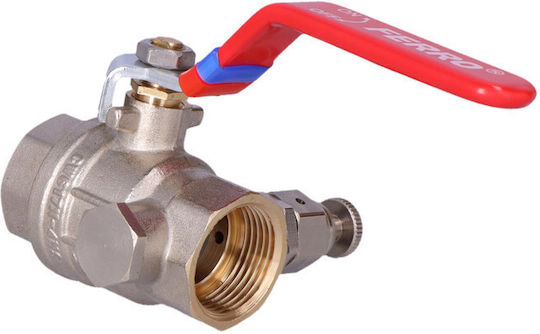 Ball Valve Nut-to-Nut Lever Air Vent Plug 3/4 Inch F-power