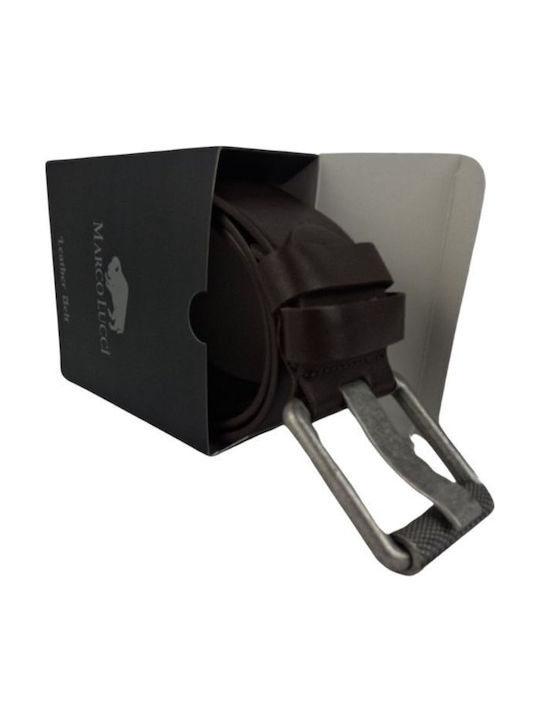 Herren Gürtel Leder Braun