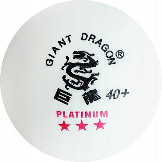SMJ Sport Silver Star Ping Pong Balls 6pcs