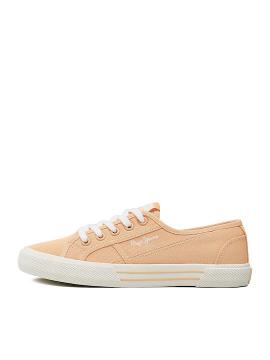 Pepe Jeans Brady Sneakers Πορτοκαλί Pepe Jeans Brady Sneakers Πορτοκαλί