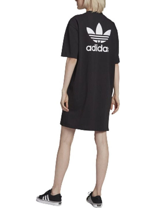 Adicolor Classics Big Trefoil Summer Mini Athletic T-Shirt Short Sleeve Black Dress