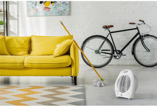 ECG Fan Heater Room Floor White 2000W
