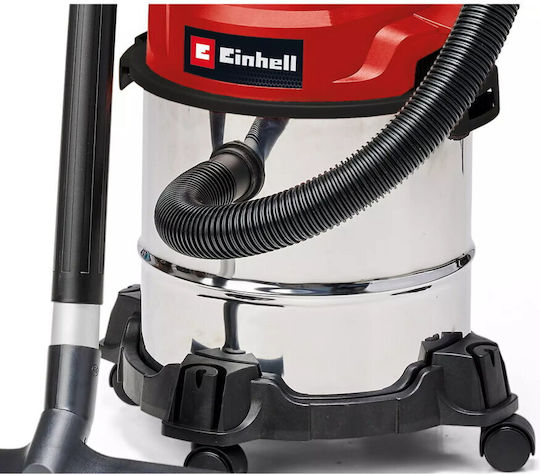 Einhell Tcvc 1812/1 S Vacuum Wet / Dry 1250W with Stainless Bin 12lt