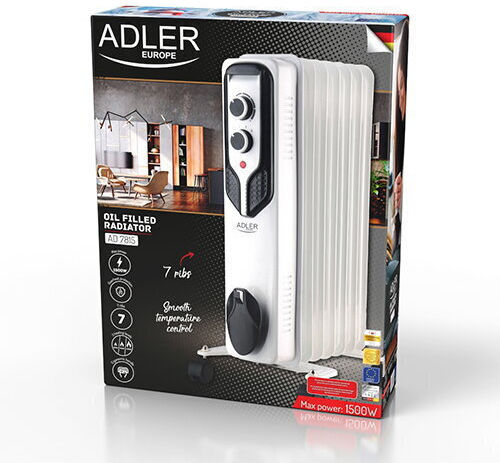 Adler Radiator cu ulei cu 7 Elemente 1500W